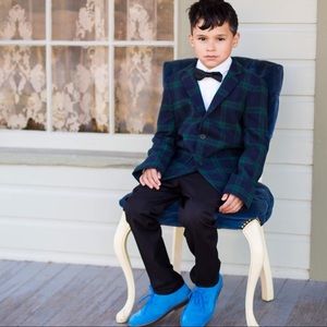 Crew Cuts light blue Macalister dress boots